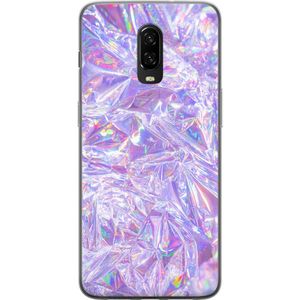 OnePlus 6T Gennemsigtigt Telefoncover Glitter