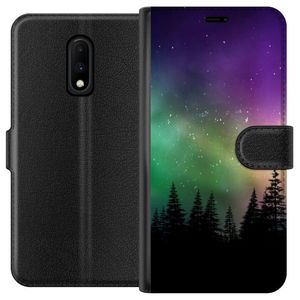 OnePlus 7 Sort Lommebokdeksel Norrsken