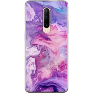 OnePlus 7 Pro Transparent Mobilskal Marmor
