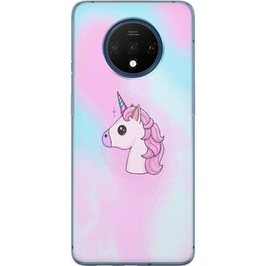 OnePlus 7T Transparent Mobilskal Kattansikte