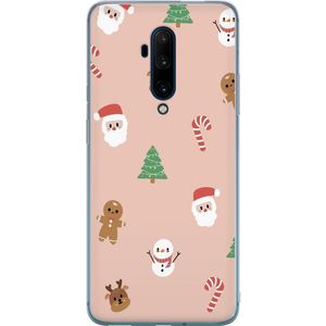 OnePlus 7T Pro Transparent Mobilskal Klassisk Julfest