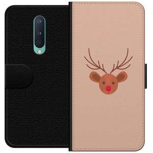 OnePlus 8 Svart Plånboksfodral Ren Julkänsla