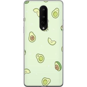 OnePlus 8 Transparent Mobilskal Avokado