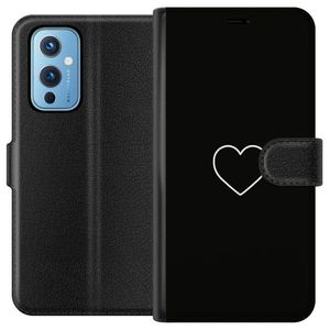 OnePlus 9 Sort Tegnebogsetui Hjärta