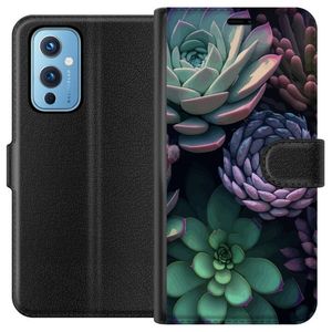 OnePlus 9 Sort Tegnebogsetui Taklök grön