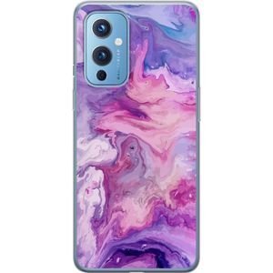 OnePlus 9 Gjennomsiktig Telefondeksel Marmor