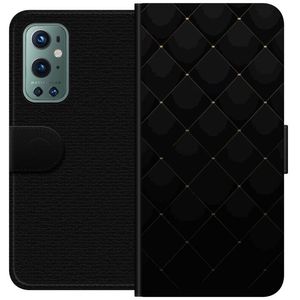 OnePlus 9 Pro Sort Lommebokdeksel Exklusivt Mönster
