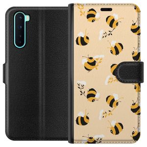 OnePlus Nord Sort Lommebokdeksel Humlor