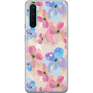 OnePlus Nord Gjennomsiktig Telefondeksel Blomsterprakt