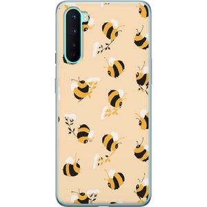 OnePlus Nord Transparent Mobilskal Humlor