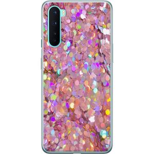 OnePlus Nord Transparent Mobilskal Glitter