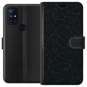 OnePlus Nord N10 5G Svart Plånboksfodral Himlakroppar
