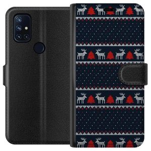 OnePlus Nord N10 5G Svart Plånboksfodral Tomtens Team