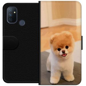 OnePlus Nord N100 Svart Plånboksfodral Söt Valp