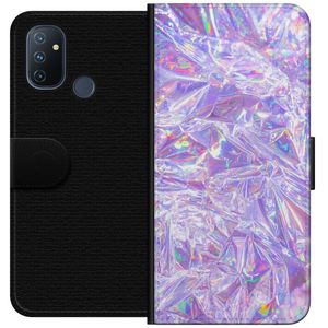 OnePlus Nord N100 Svart Plånboksfodral Glitter