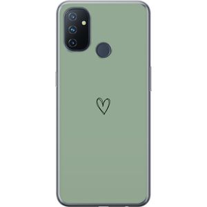 OnePlus Nord N100 Gjennomsiktig Telefondeksel Hjärta