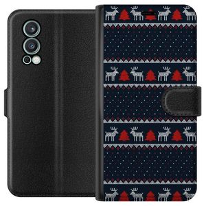 OnePlus Nord 2 5G Svart Plånboksfodral Tomtens Team