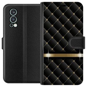 OnePlus Nord 2 5G Svart Plånboksfodral Lyxigt