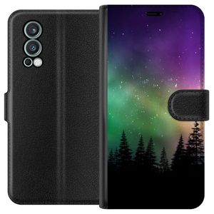 OnePlus Nord 2 5G Svart Plånboksfodral Norrsken