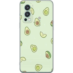 OnePlus Nord 2 5G Transparent Mobilskal Avokado