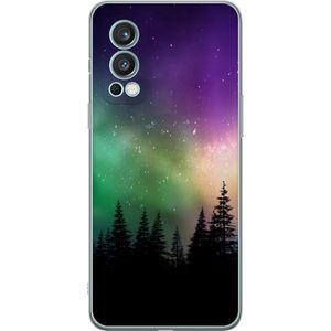 OnePlus Nord 2 5G Gjennomsiktig Telefondeksel Norrsken