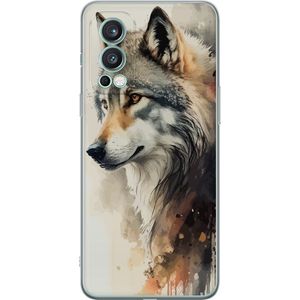 OnePlus Nord 2 5G Gjennomsiktig Telefondeksel Varg