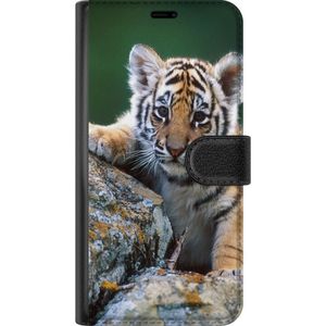 OnePlus Nord 2T Musta Lompakkokotelo Tiger
