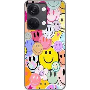 OnePlus Nord 3 Gennemsigtigt Telefoncover Leende Ansikten