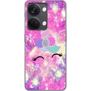 OnePlus Nord 3 Transparent Mobilskal Glad Enhörning