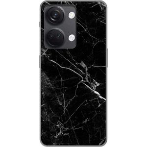 OnePlus Nord 3 Transparent Mobilskal Svart marmor