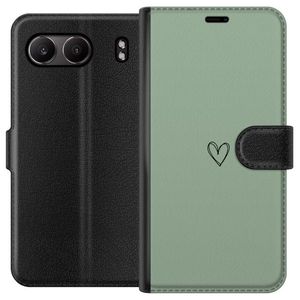 OnePlus Nord 4 Svart Plånboksfodral Hjärta