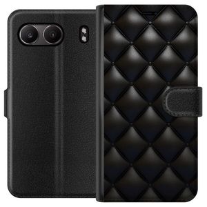 OnePlus Nord 4 Sort Lommebokdeksel Lyxiga rutor