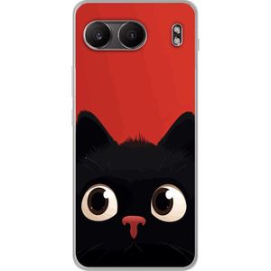 OnePlus Nord 4 Transparent Mobilskal Busig Katt