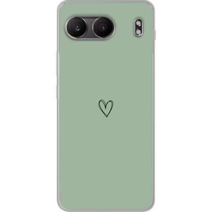 OnePlus Nord 4 Transparent Mobilskal Hjärta