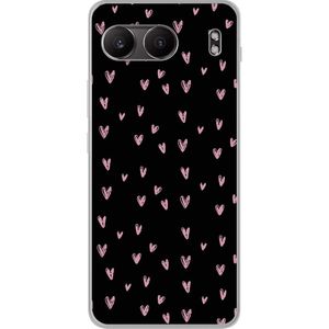 OnePlus Nord 4 Gjennomsiktig Telefondeksel Små Kärleksymboler