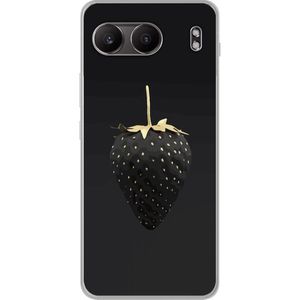 OnePlus Nord 4 Transparent Mobilskal Exklusiv Jordgubbe