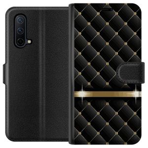 OnePlus Nord CE 5G Svart Plånboksfodral Lyxigt
