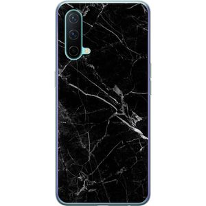 OnePlus Nord CE 5G Läpinäkyvä Puhelinkotelo Svart marmor