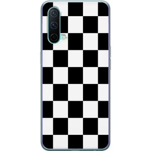 OnePlus Nord CE 5G Transparent Mobilskal Svart och Vitt