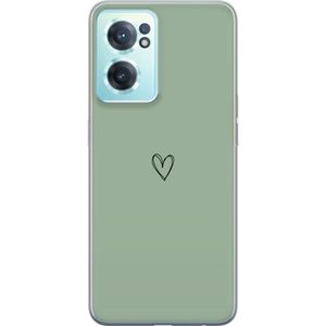 OnePlus Nord CE 2 5G Gennemsigtigt Telefoncover Hjärta