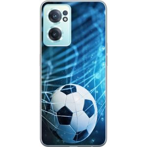 OnePlus Nord CE 2 5G Gennemsigtigt Telefoncover Fotboll