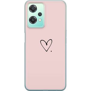 OnePlus Nord CE 2 Lite 5G Läpinäkyvä Puhelinkotelo Hjärta.