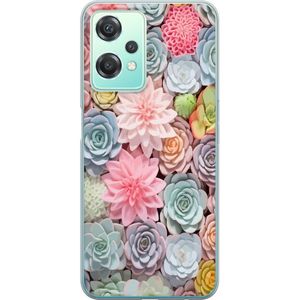 OnePlus Nord CE 2 Lite 5G Transparent Mobilskal Växter