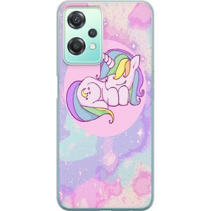 OnePlus Nord CE 2 Lite 5G Transparent Mobilskal Sovande Enhörning