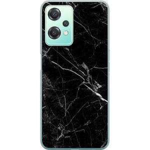 OnePlus Nord CE 2 Lite 5G Läpinäkyvä Puhelinkotelo Svart marmor