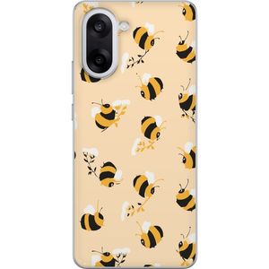 OnePlus Nord CE5 Transparent Mobilskal Humlor