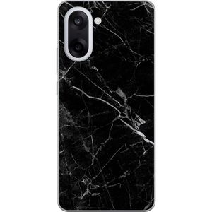 OnePlus Nord CE5 Gjennomsiktig Telefondeksel Svart marmor