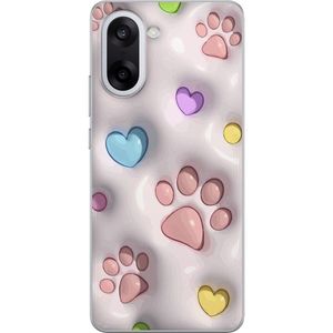 OnePlus Nord CE5 Läpinäkyvä Puhelinkotelo Fluffiga Tassar