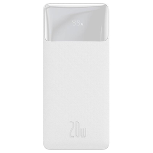 Baseus Bipow Powerbank with Display, PD, 20.000mAh, 20W - White