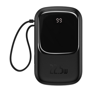 Baseus Qpow QC Power Bank 20000mAh 22.5W + USB-C Kabel power bank - Black